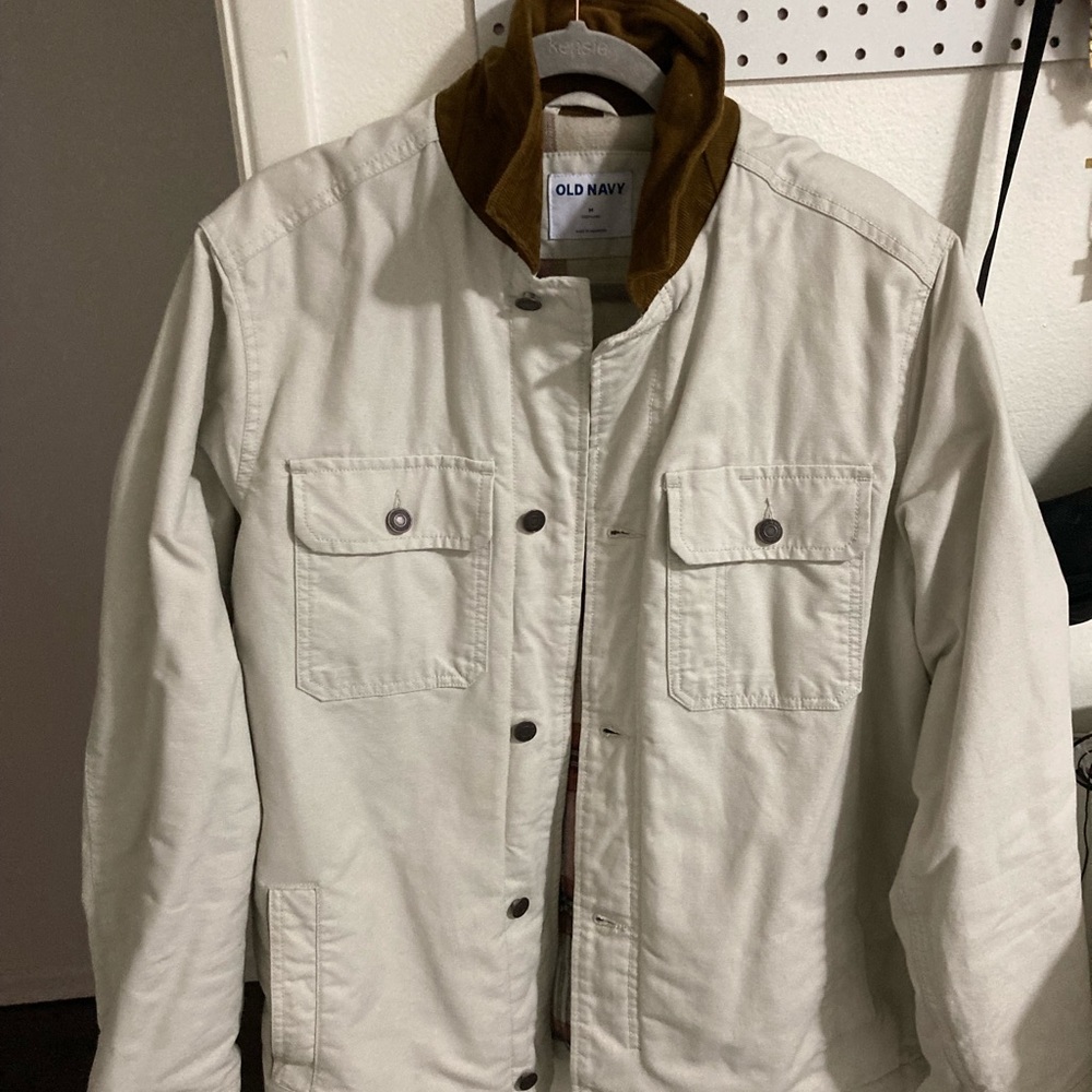 Old Navy flannel-lined barn chore coat